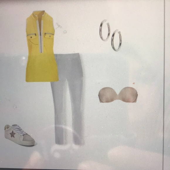 Orange/coral “bird of paradise color”Sleeveless chic zip tank NWT IN PACKAGE - Picture 5 of 16